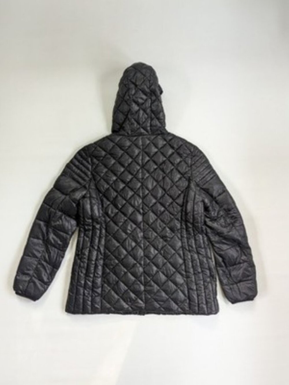 Noize Stella Black Puffer Jacket Coat XL Lightweight Cruelty-Free - Picture 7 of 16